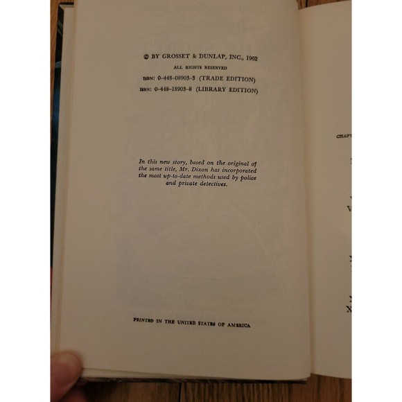 Hardy Boys #3 The Secret of the Old Mill 1962 Vtg blue spine - Picture 9 of 11